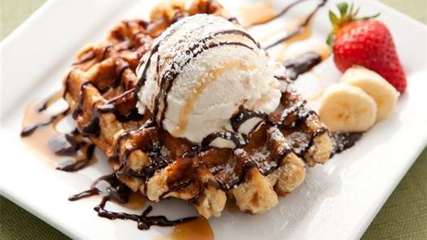 وافل آيس كريم